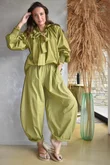Paloma Poet Blouse Olive - 